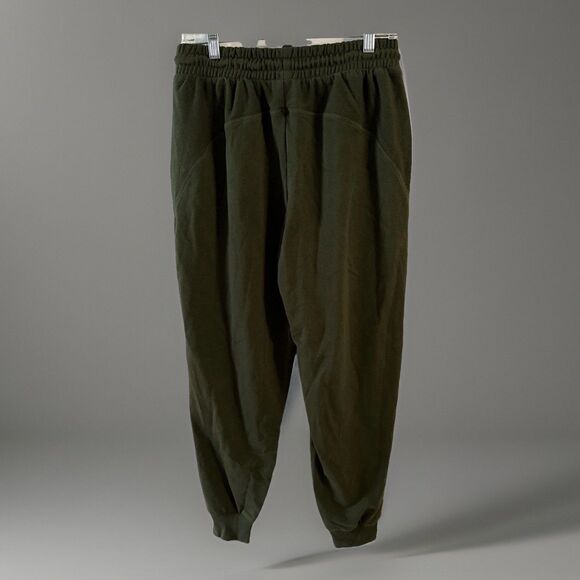 Gymshark‎ Small High Waisted Drawstring Joggers Pants Cuffed Sweatpants Olive - Picture 4 of 6